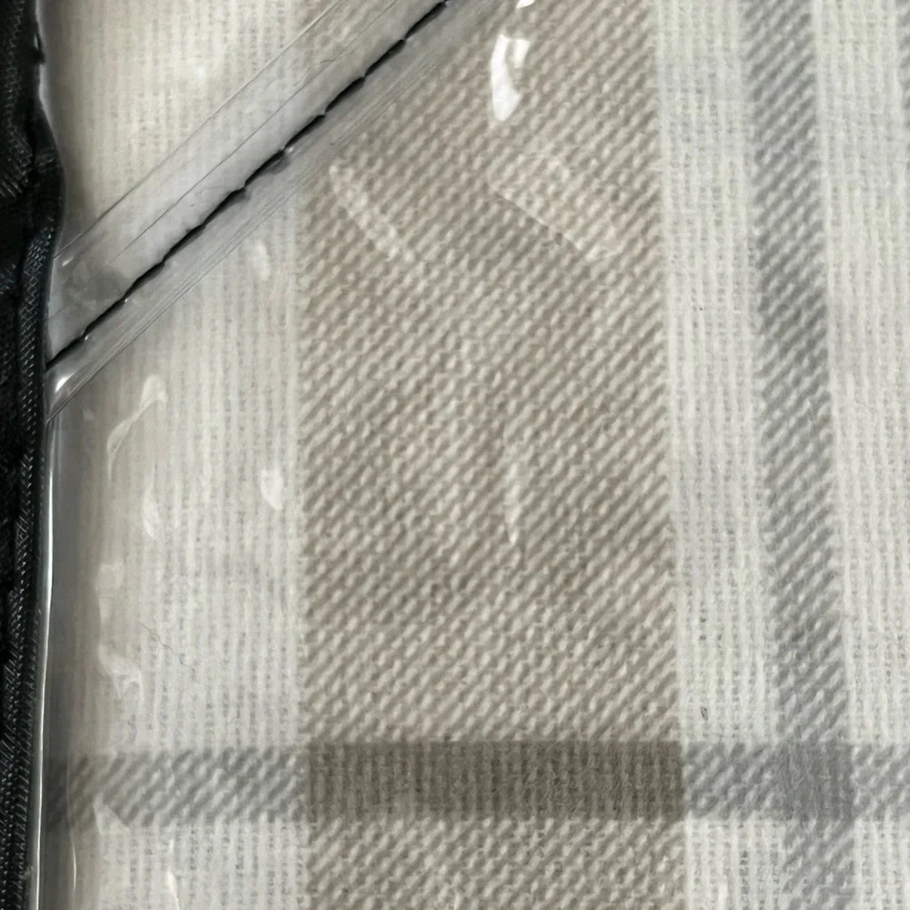 London Fog Turkish Flannel Sheet Set - Beige Plaid